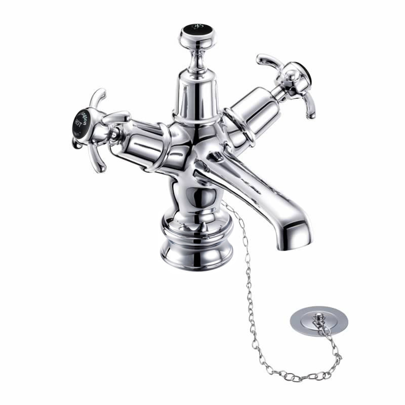 Anglesey Regent basin mixer with plug and chain waste